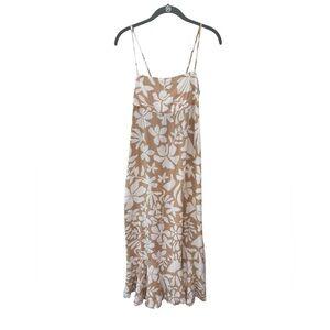 Abel the label Floral Spaghetti Strap Maxi Dress size XS